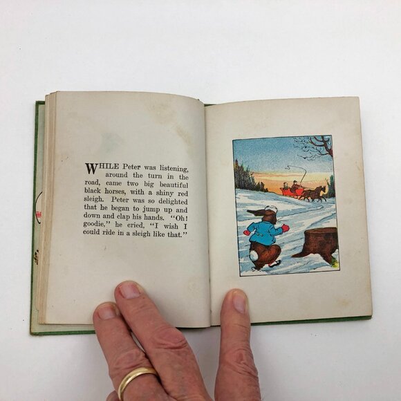 Peter Rabbit's Christmas Wee Books Duff Graham 1935 Hardback - Picture 9 of 11